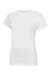 UC318 Ladies Classic Crew Neck T Shirt White colour image